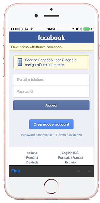 Devi connetterti con un acount facebook per fare segnalazioni e aggiungfere cestini
